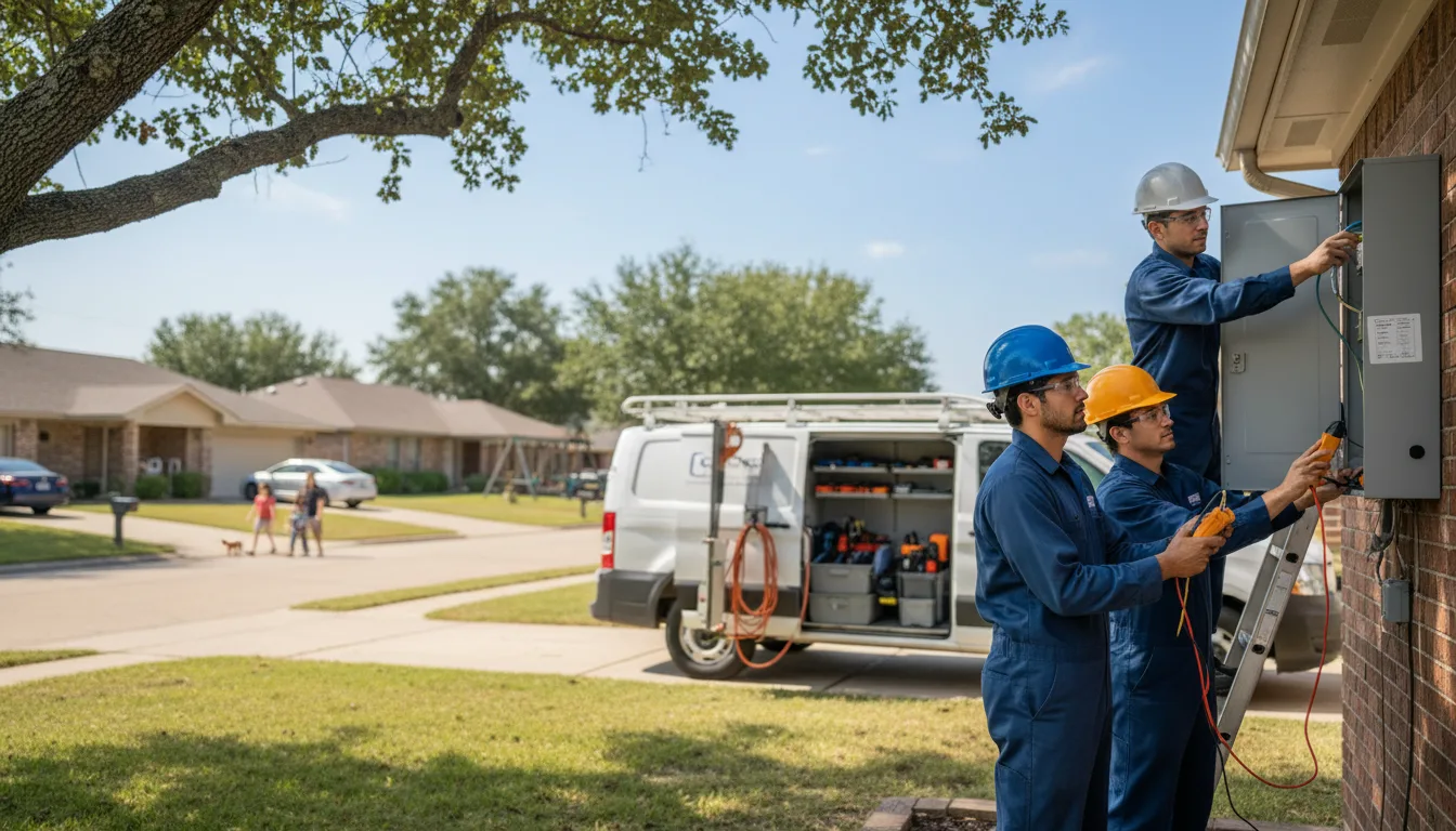 Certified electrician providing emergency electrical services in Whigham, GA